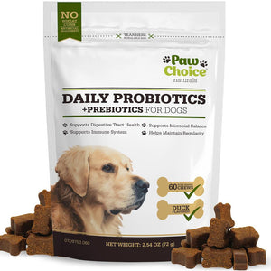 Paw Choice Probiotics for Dogs Bag
