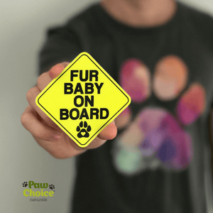 Fur Baby On Board Vinyl Decal