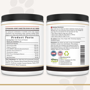 Advanced Hip and Joint Supplement for Dogs | 120 Soft Chews