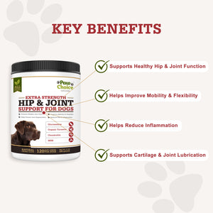 Advanced Hip and Joint Supplement for Dogs | 120 Soft Chews